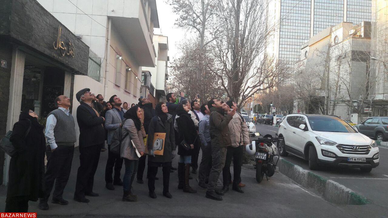 شلیک ضد هوایی در تهران + علت + فیلم