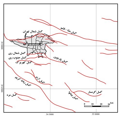 زلزله بیشتر از 7 ریشتر تهران را تهدید می کند/ سه گسل اصلی تهران + نقشه