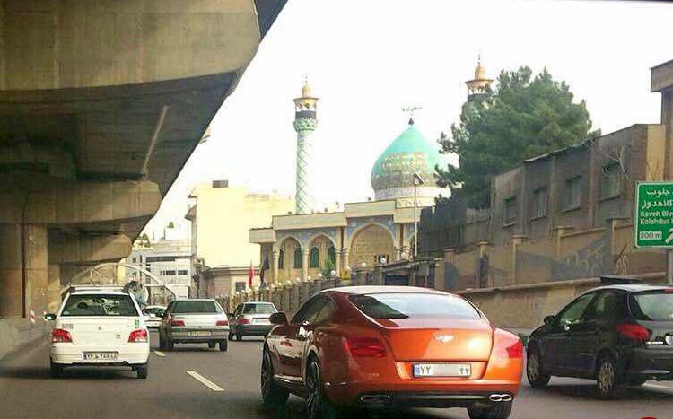 اولین خودروی بنتلی در ایران پلاک شد+عکس
