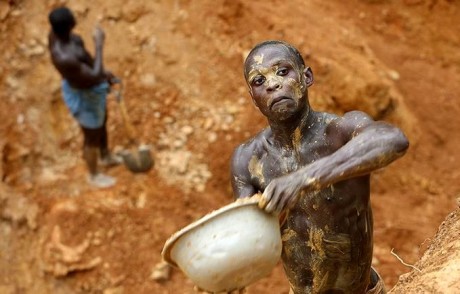 استخراج طلا از معادن طلای غنا +تصاویر