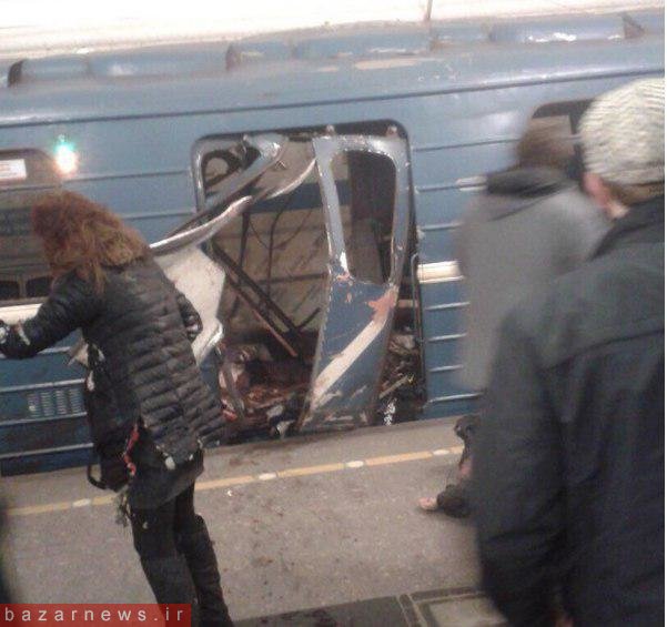 دو انفجار در متروی سن پترزبورگ + عکس