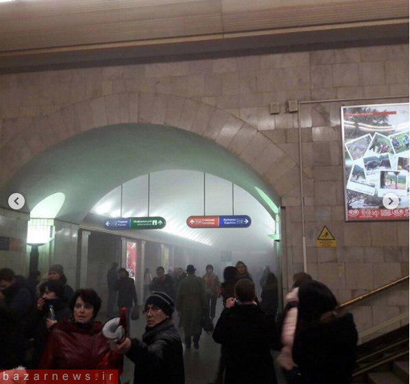دو انفجار در متروی سن پترزبورگ + عکس