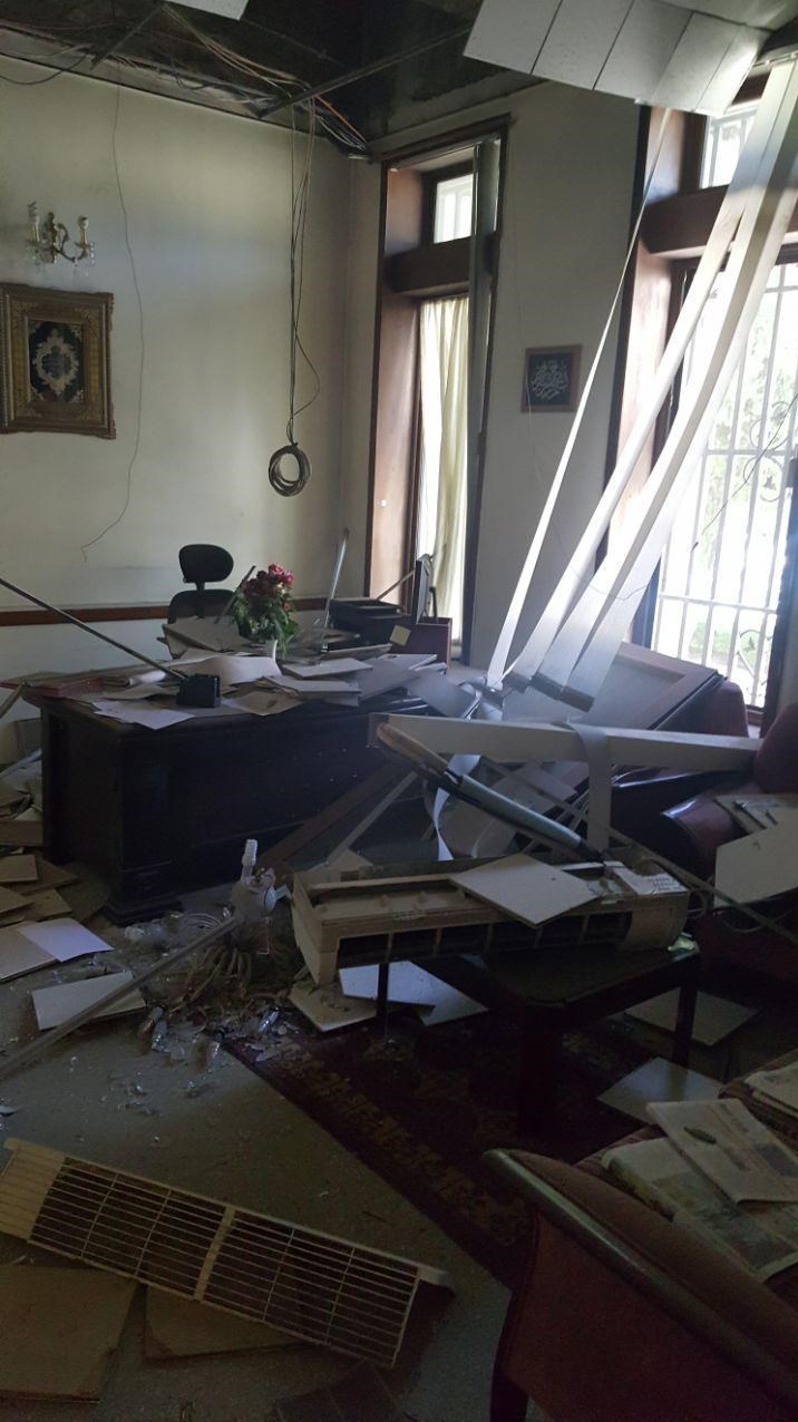 خسارات وارده به سفارت ایران در انفجار تروریستی کابل+عکس‌