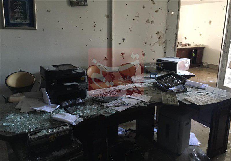 دفتر کار گلوله باران شده یکی از نمایندگان مجلس+عکس