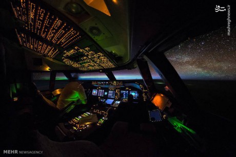 تصاویر زیبا ازکابین خلبان بوئینگ ۷۴۷+عکس