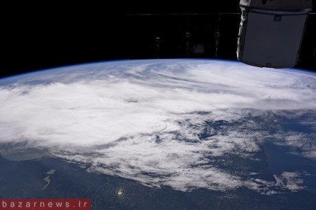 تصاویر حیرت انگیز فضانورد ناسا از توفان آمریکا