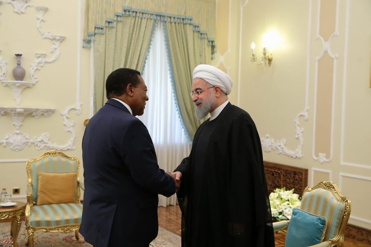 عکس: دیدار روحانی با  وزیر خارجه تانزانیا