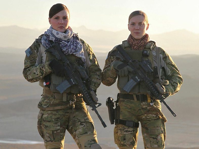 زنان ارتش آمریکا در حال شکار داعش! +عکس