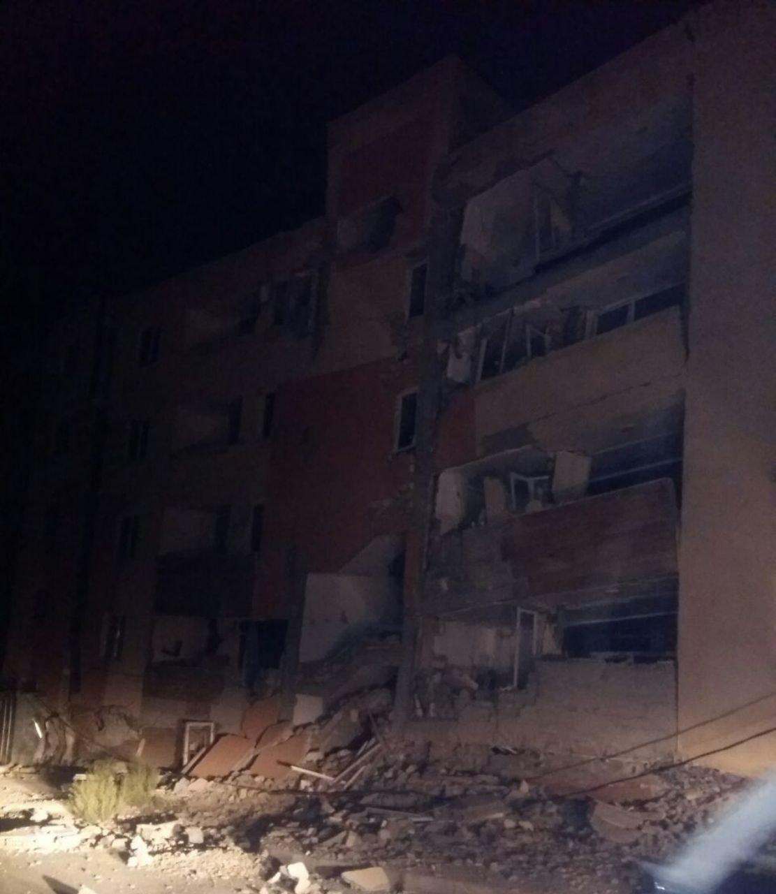 مسکن مهر اسلام آباد غرب پس از زلزله!+عکس