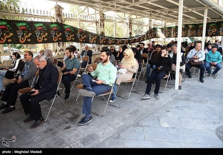 مردم تهران در صف انتقال خون برای زلزله زده ها+عکس
