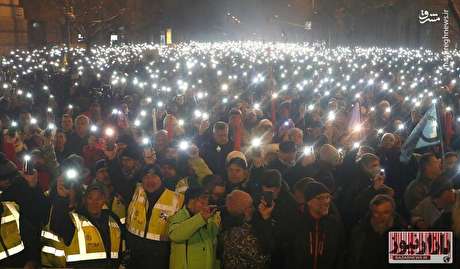 تظاهرات ضد دولتی هزاران نفر در مجارستان