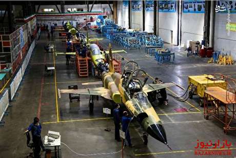 افتتاح خط تولید جت جنگنده کوثر