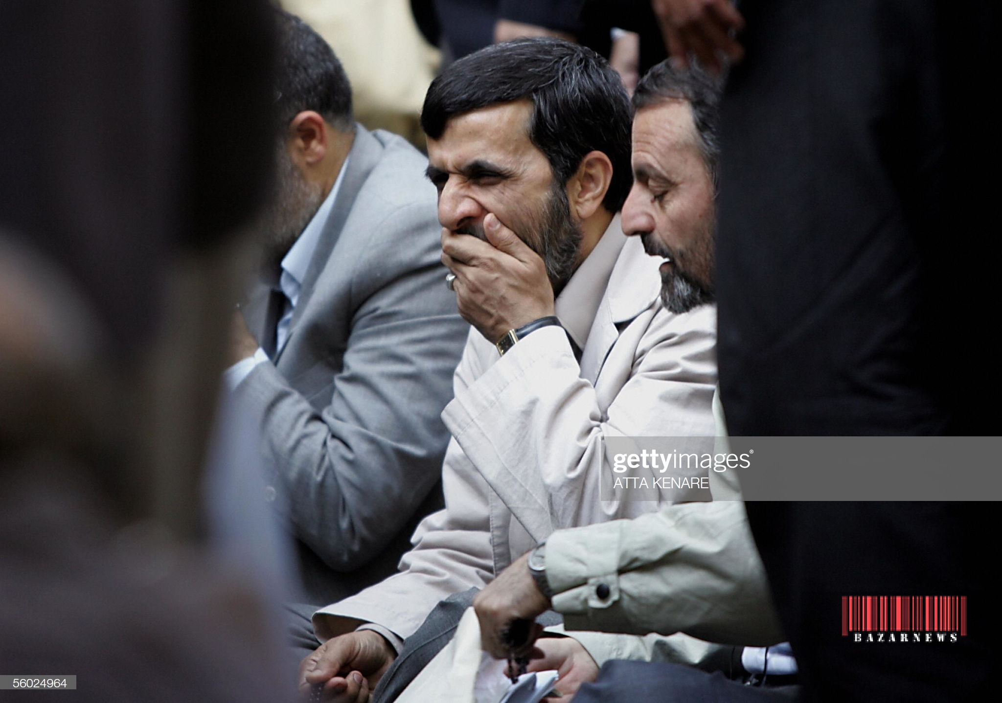 تصویری قدیمی از خمیازه احمدی نژاد