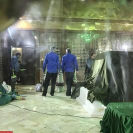 آماده سازی مقبره هاشمی رفسنجانی در ضریح امام (ره)
