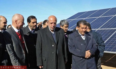 افتتاح بزرگترین نیروگاه خورشیدی کشور در همدان +عکس