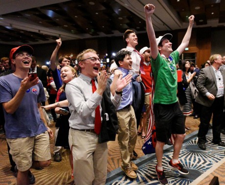 شادمانی جشن پیروزی در انتخابات آمریکا + عکس