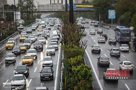 ترافیک بزرگراه‌های تهران در صبح شنبه