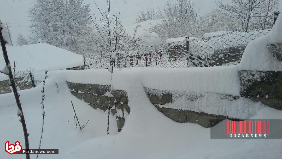 ارتفاع برف بهاری امروز در اسالم-خلخال! +عکس