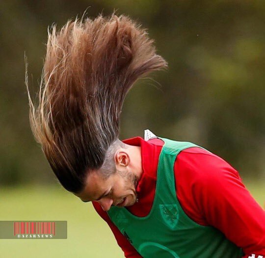 موهای بلند بازیکن رئال مادرید +عکس