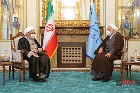 دیدار رئیس مجمع تشخیص مصلحت نظام با محسنی اژه‌ای