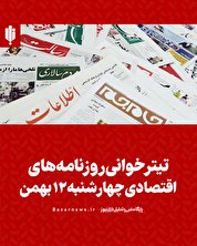 گیشه روزنامه بازار پادکست |تیتر خوانی روزنامه‌های اقتصادی چهارشنبه ۱۲ بهمن