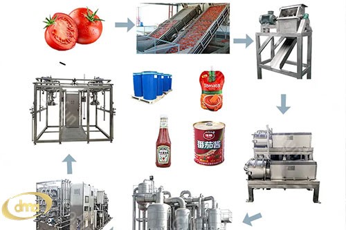 0 تا 100 خط تولید رب گوجه فرنگی + هزینه راه اندازی